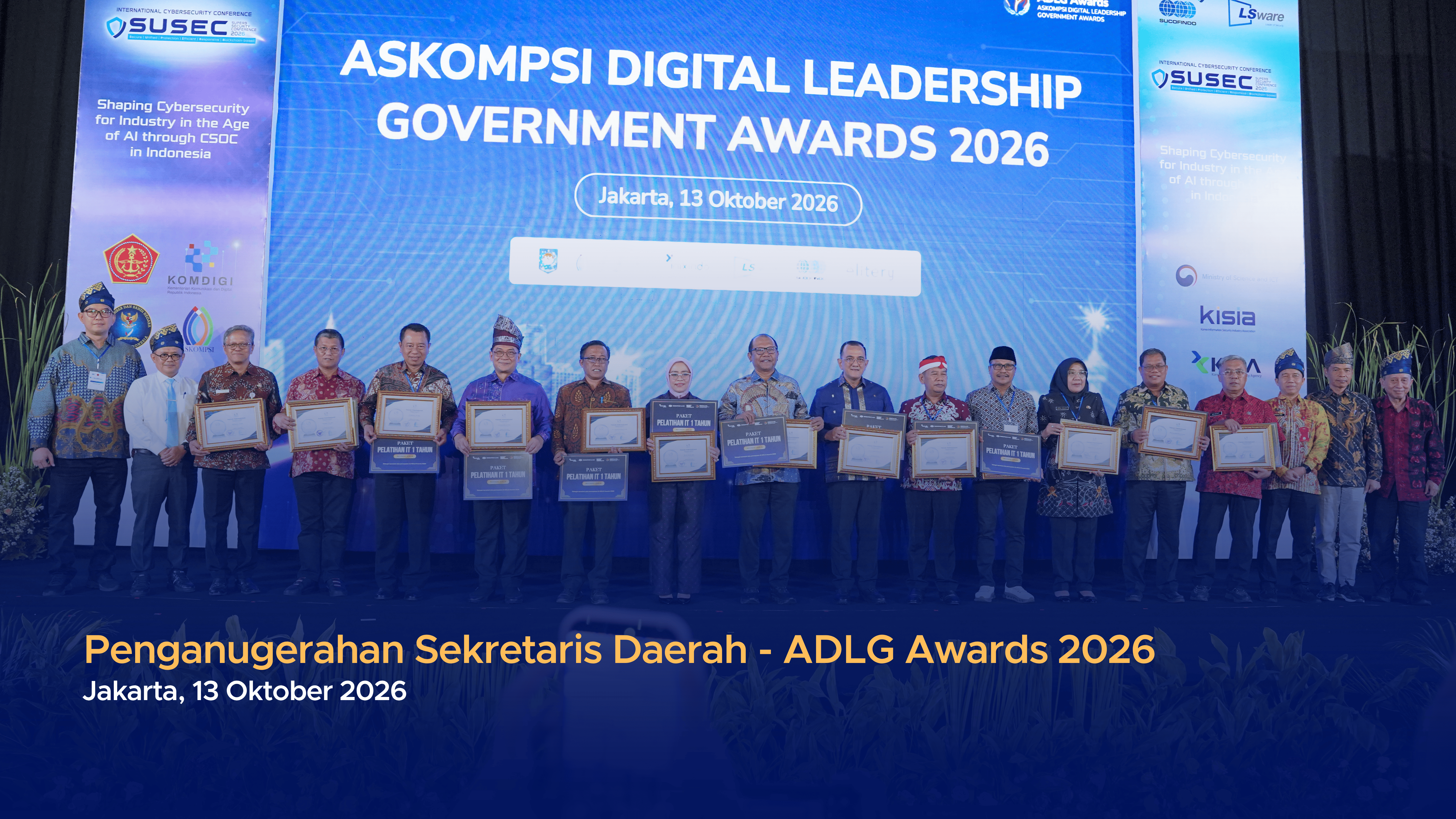 Suasana penganugerahan ADLG Awards 2026 di Jakarta, 13 Oktober 2026
