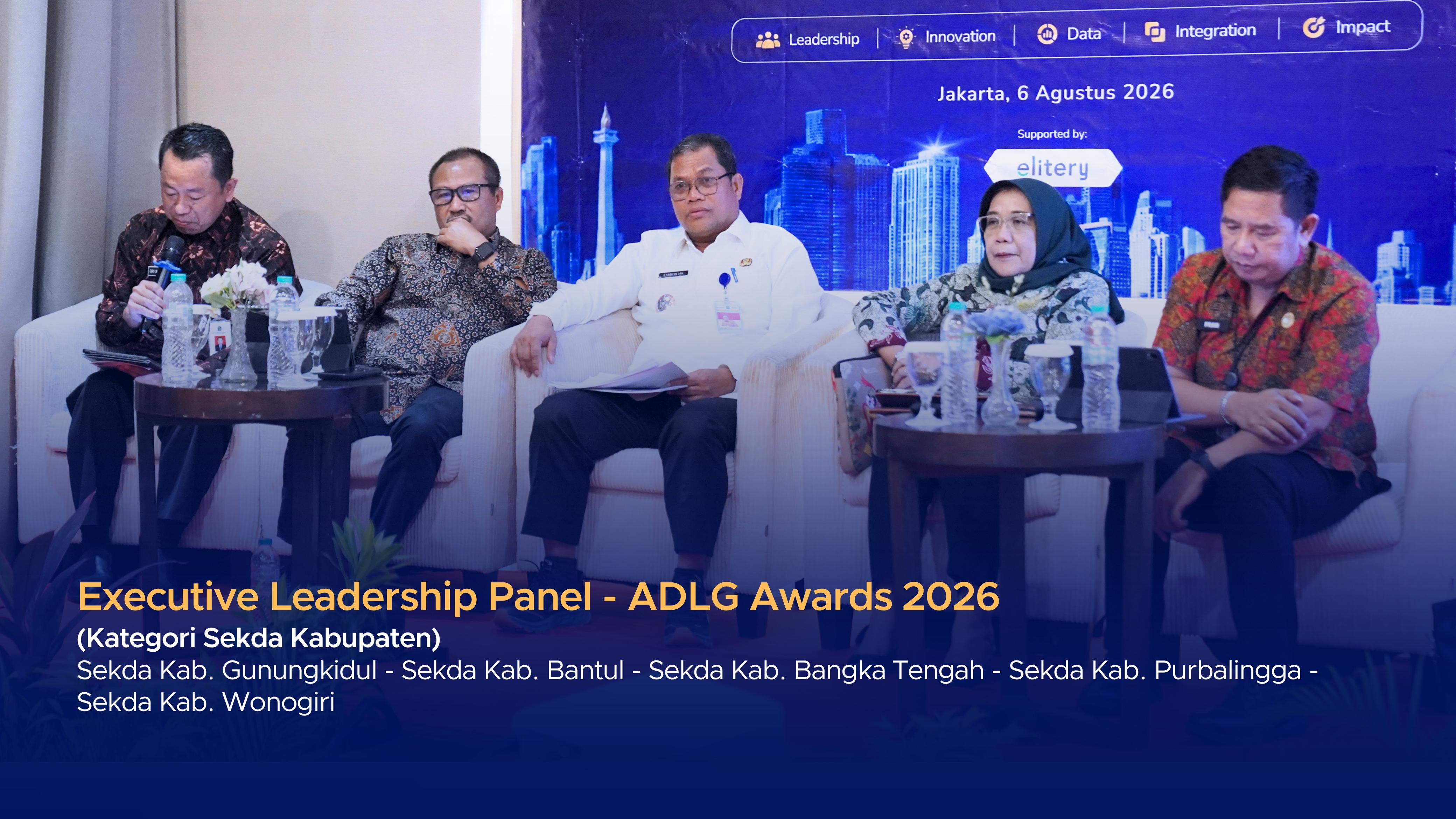 Executive Leadership Panel — Kategori Sekda Kabupaten