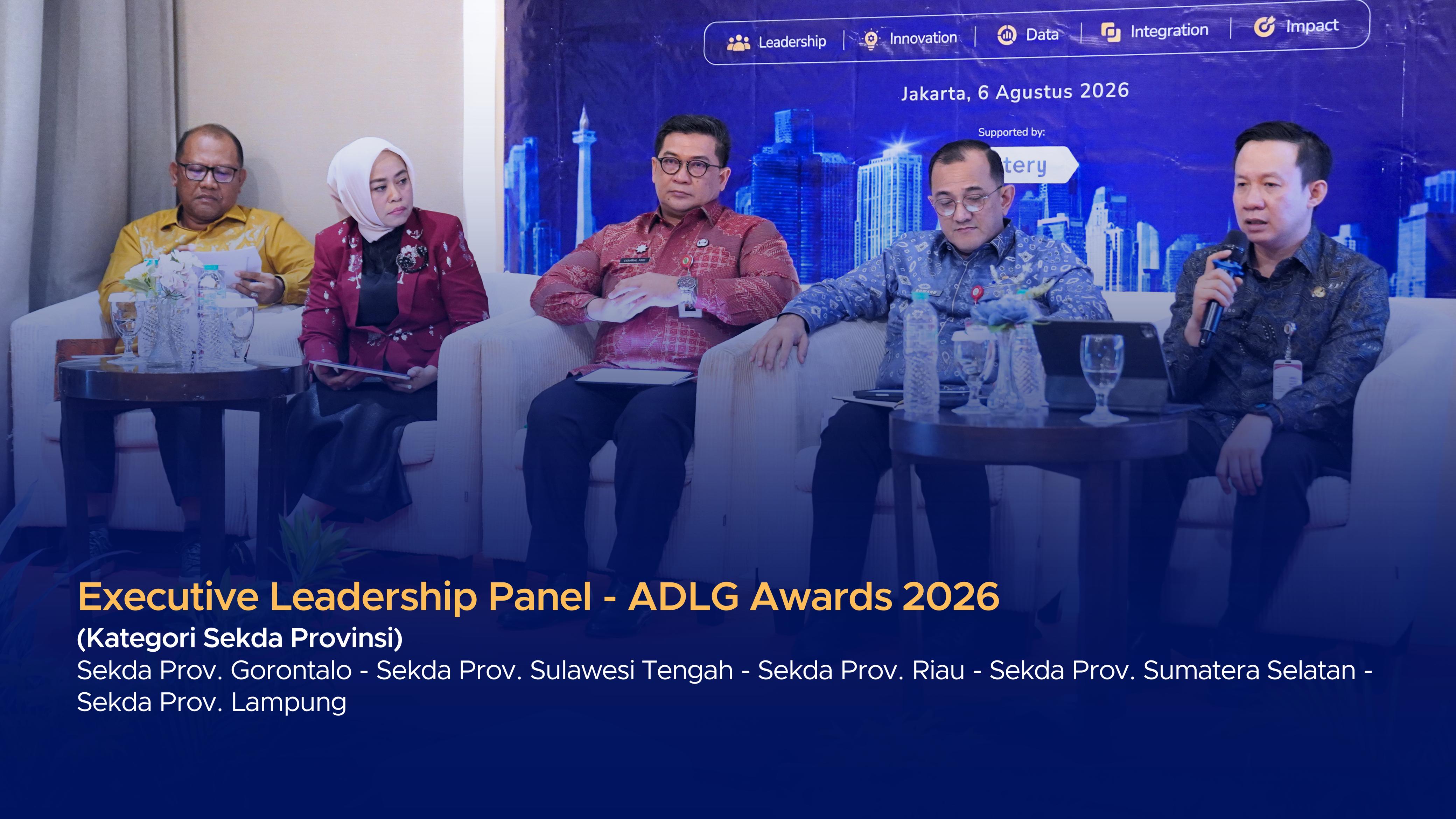 Executive Leadership Panel — Kategori Sekda Provinsi